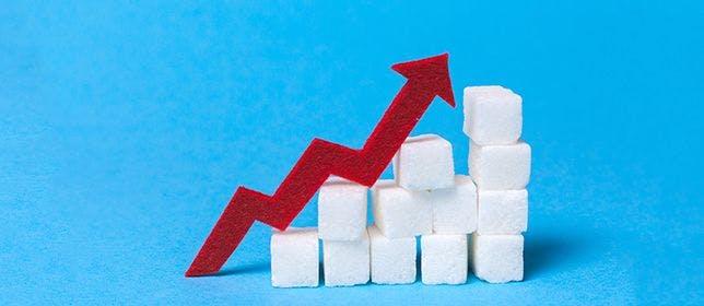 sugar increase graphic