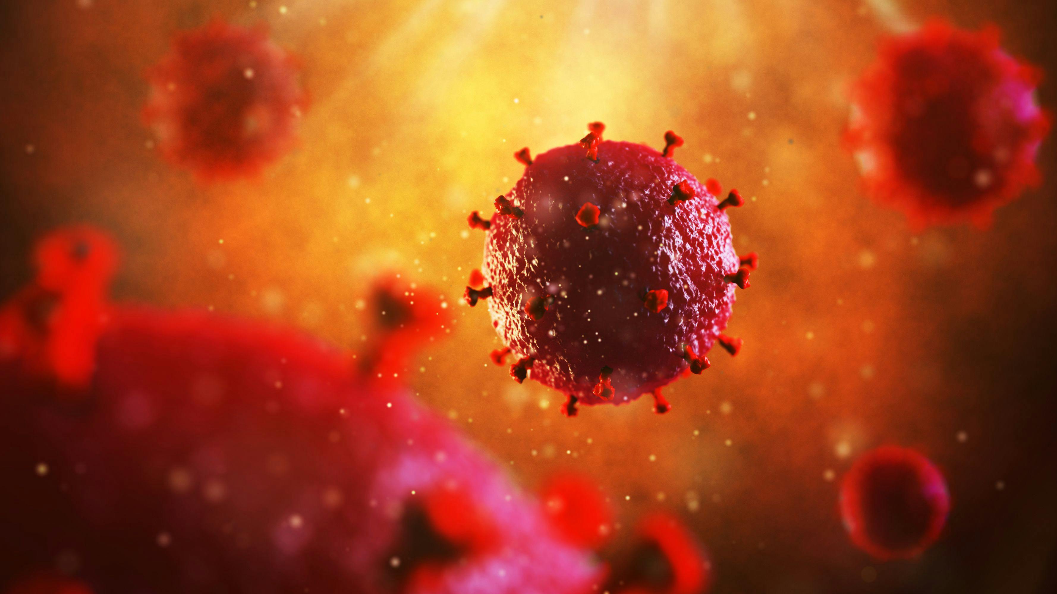 3d illustration of HIV virus | Image credit: artegorov3@gmail - stock.adobe.com