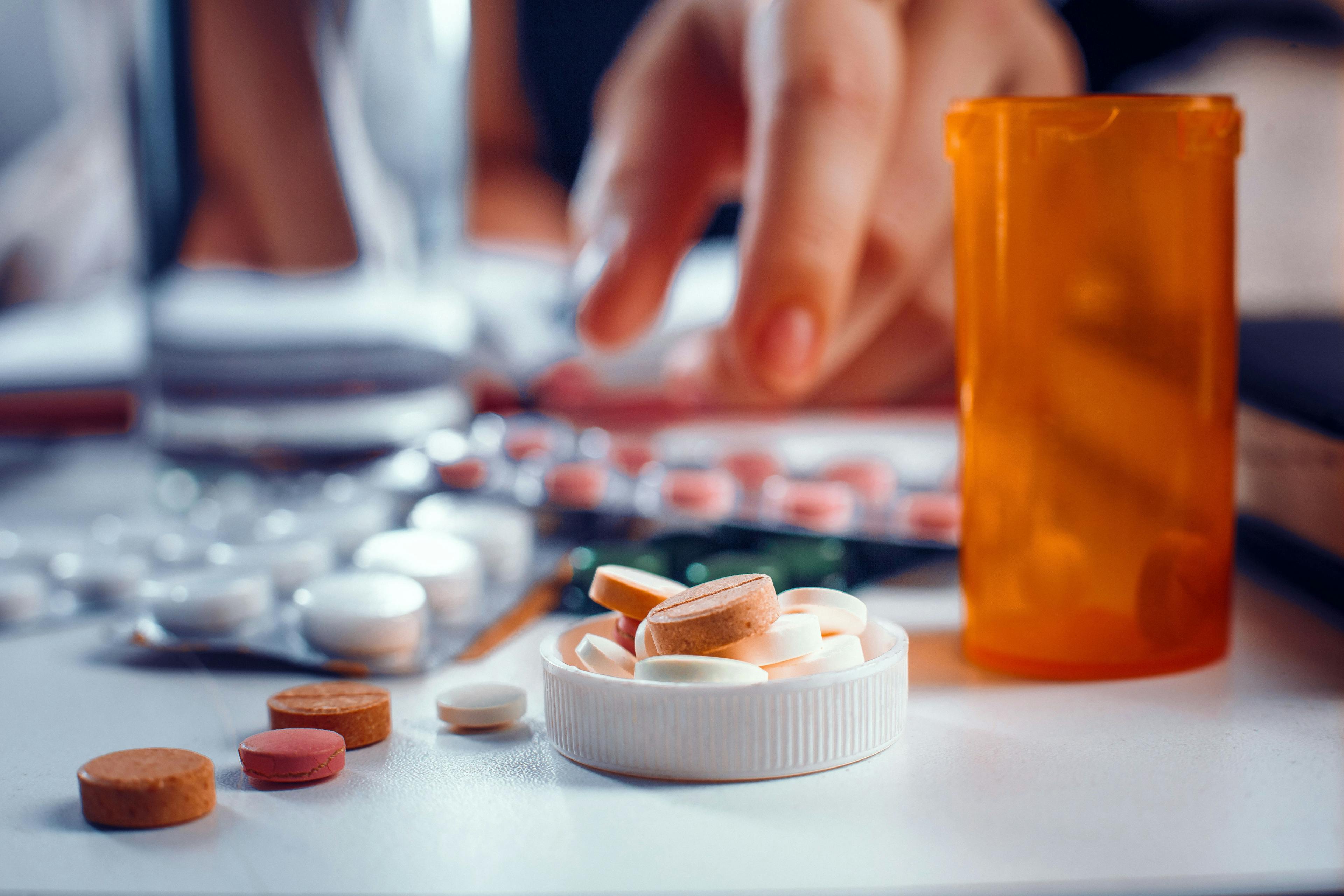 Pills Laid Out on Table | image credit: Svyatoslav Lypynkyy - stock.adobe.com
