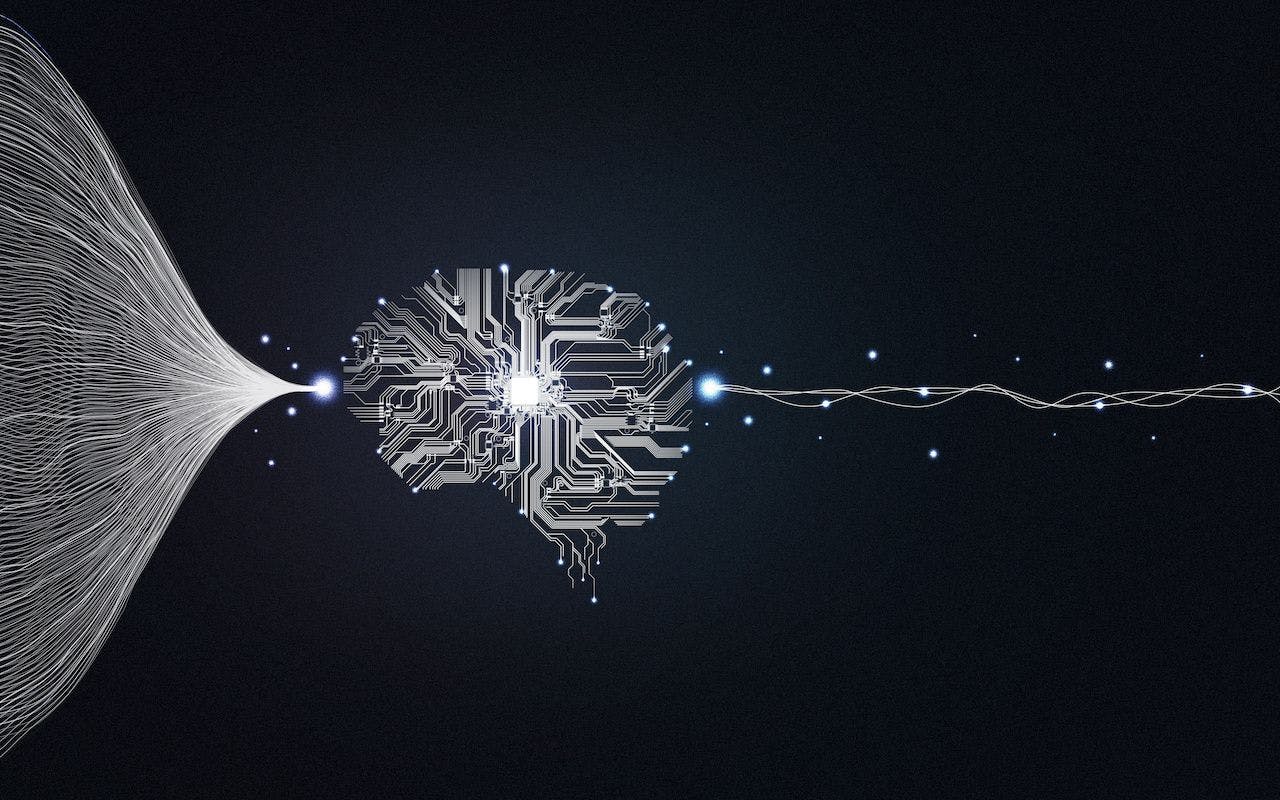 Big data and artificial intelligence concept. Machine learning and circuit board. Deep learning: © Lee - stock.adobe.com