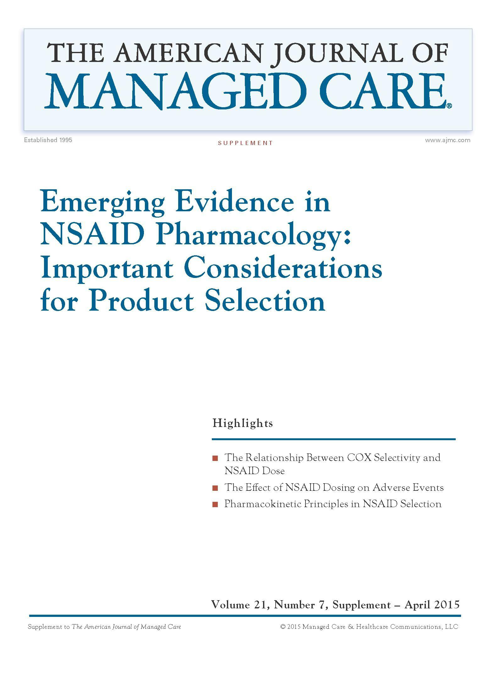 Emerging Evidence in NSAID Pharmacology: Important Considerations for Product Selection