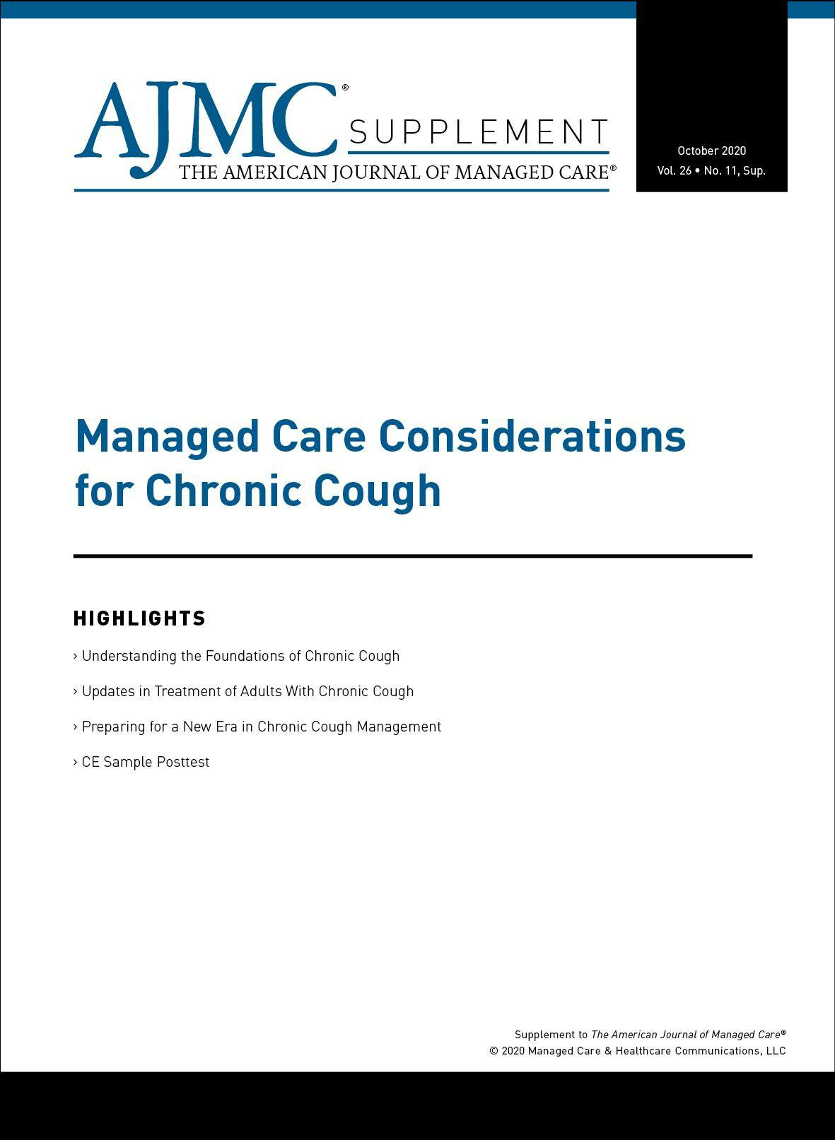 Managed Care Considerations for Chronic Cough