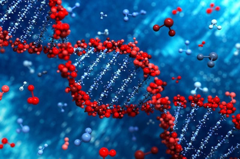 Image of enhanced DNA