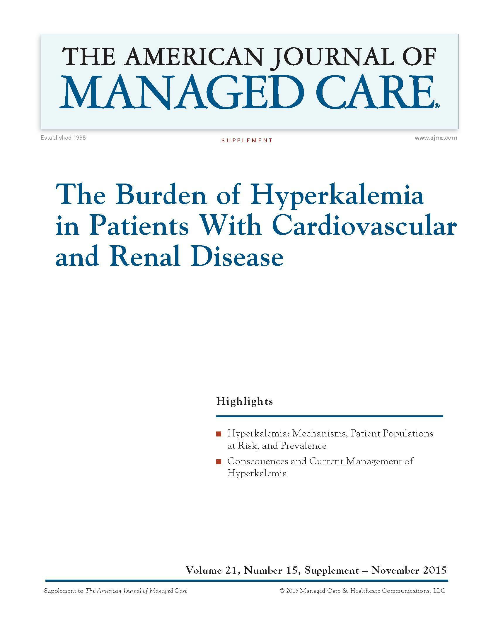 The Burden of Hyperkalemia in Patients With Cardiovascular and Renal Disease