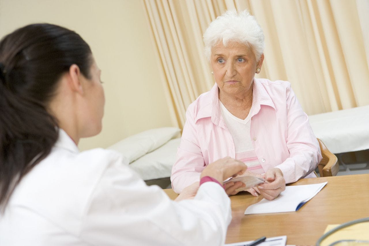 Older Woman Speaking With Doctor