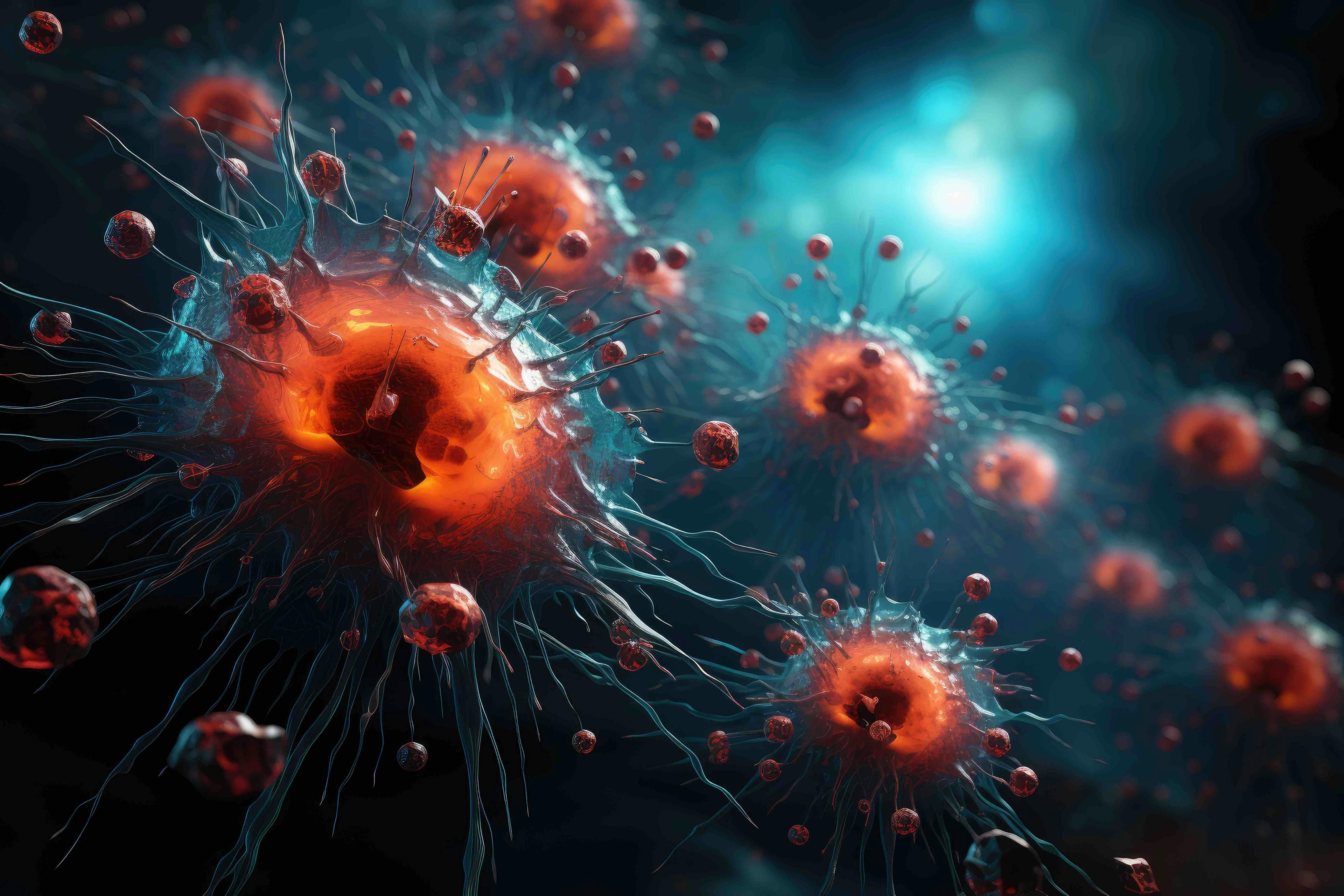 Illustration of T cells - Sebastian - stock.adobe.com