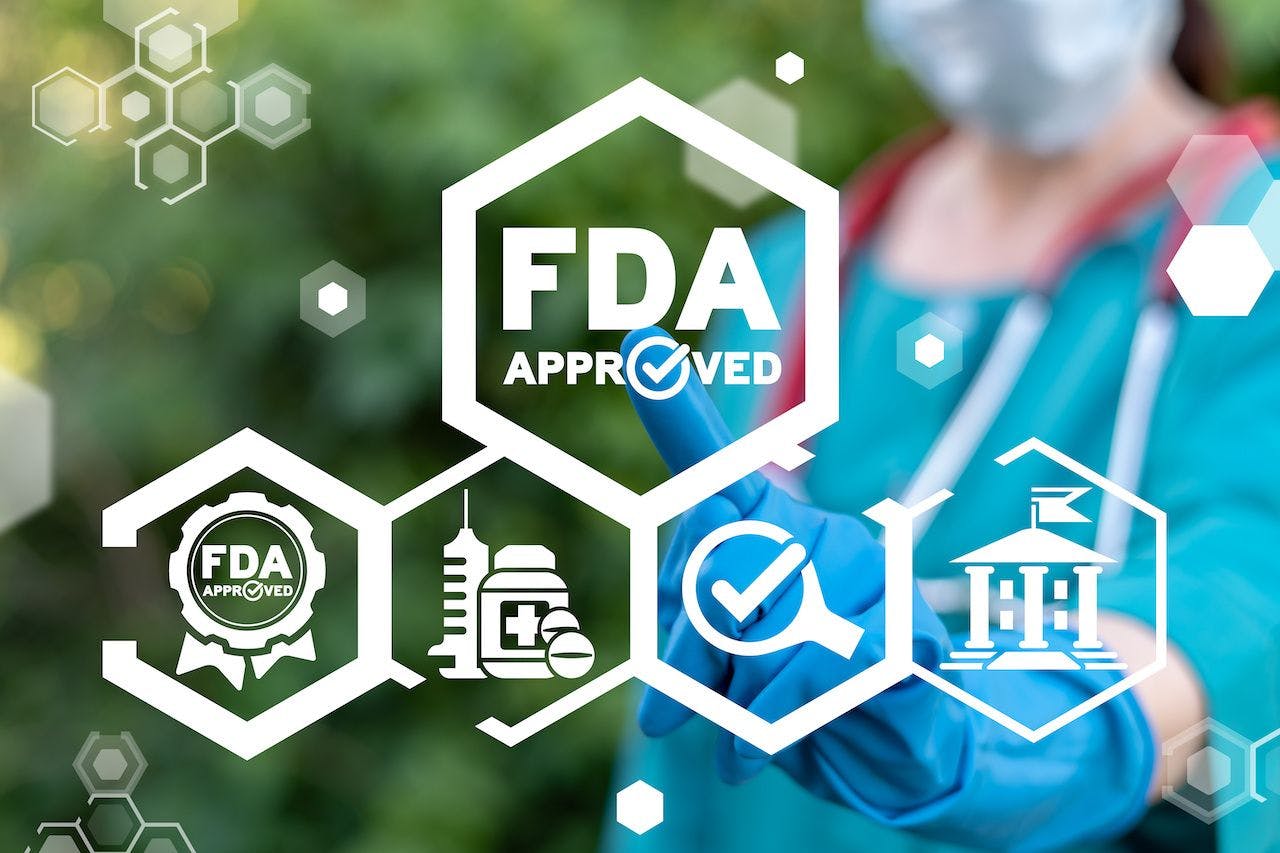 Clinician touching a graphic saying FDA Approved | image credit: wladimir1804 - stock.adobe.com