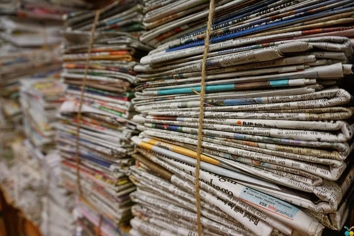 image of newspapers