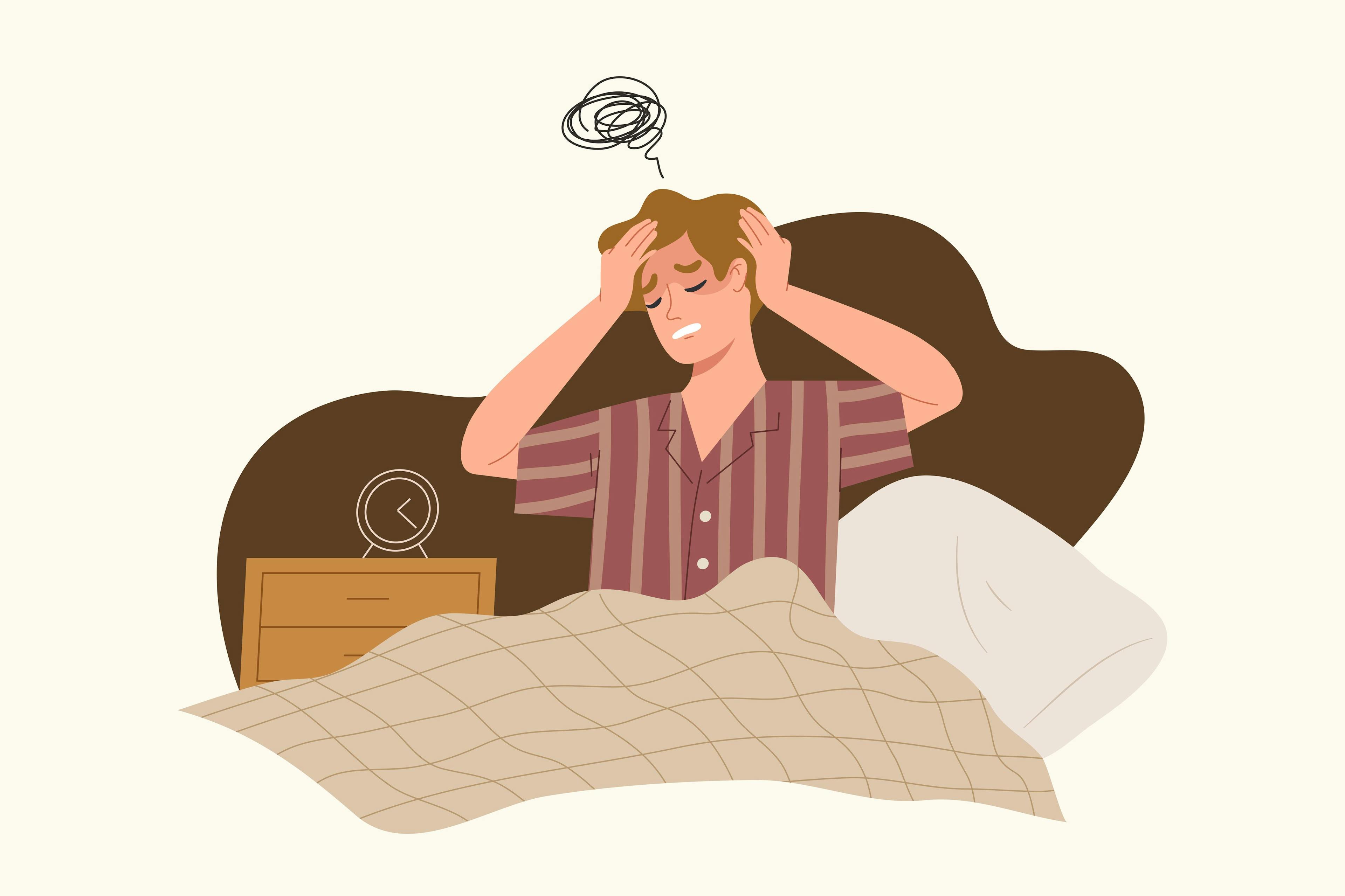 Adolescent Struggling to Sleep, Insomnia Model | image credit: Madua - stock.adobe.com