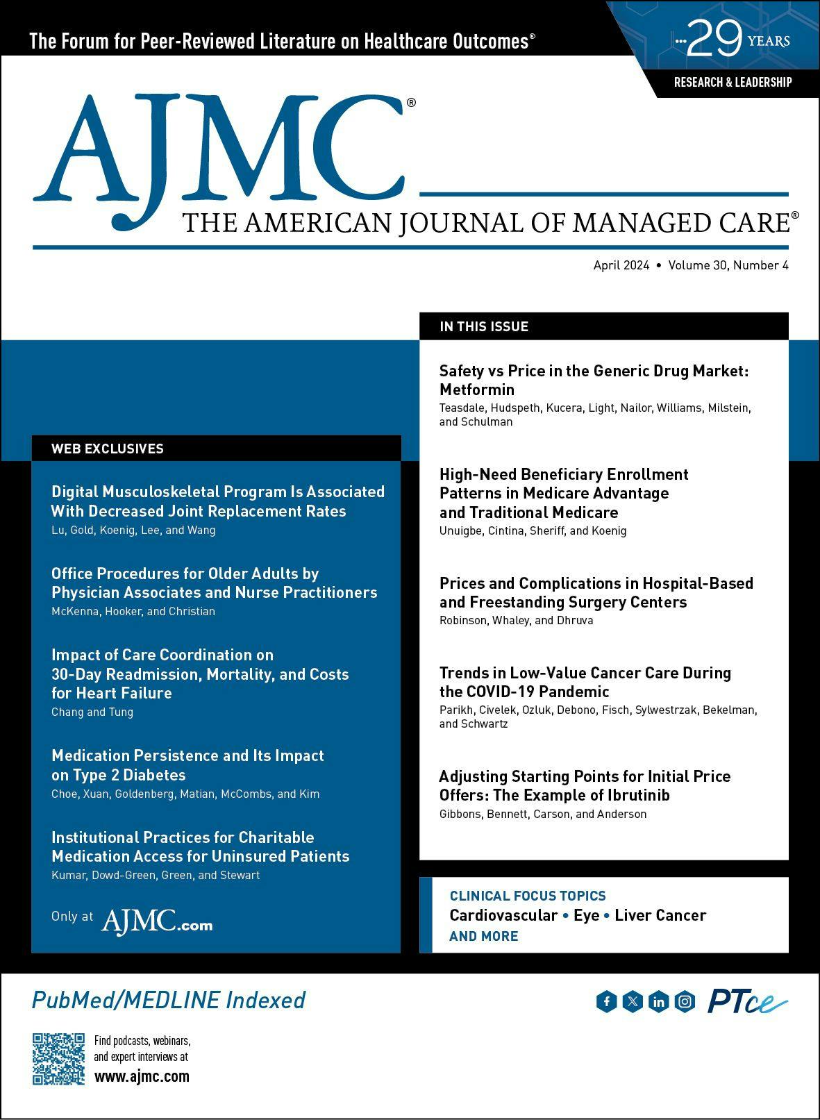 The American Journal of Managed Care April 2024 Issue