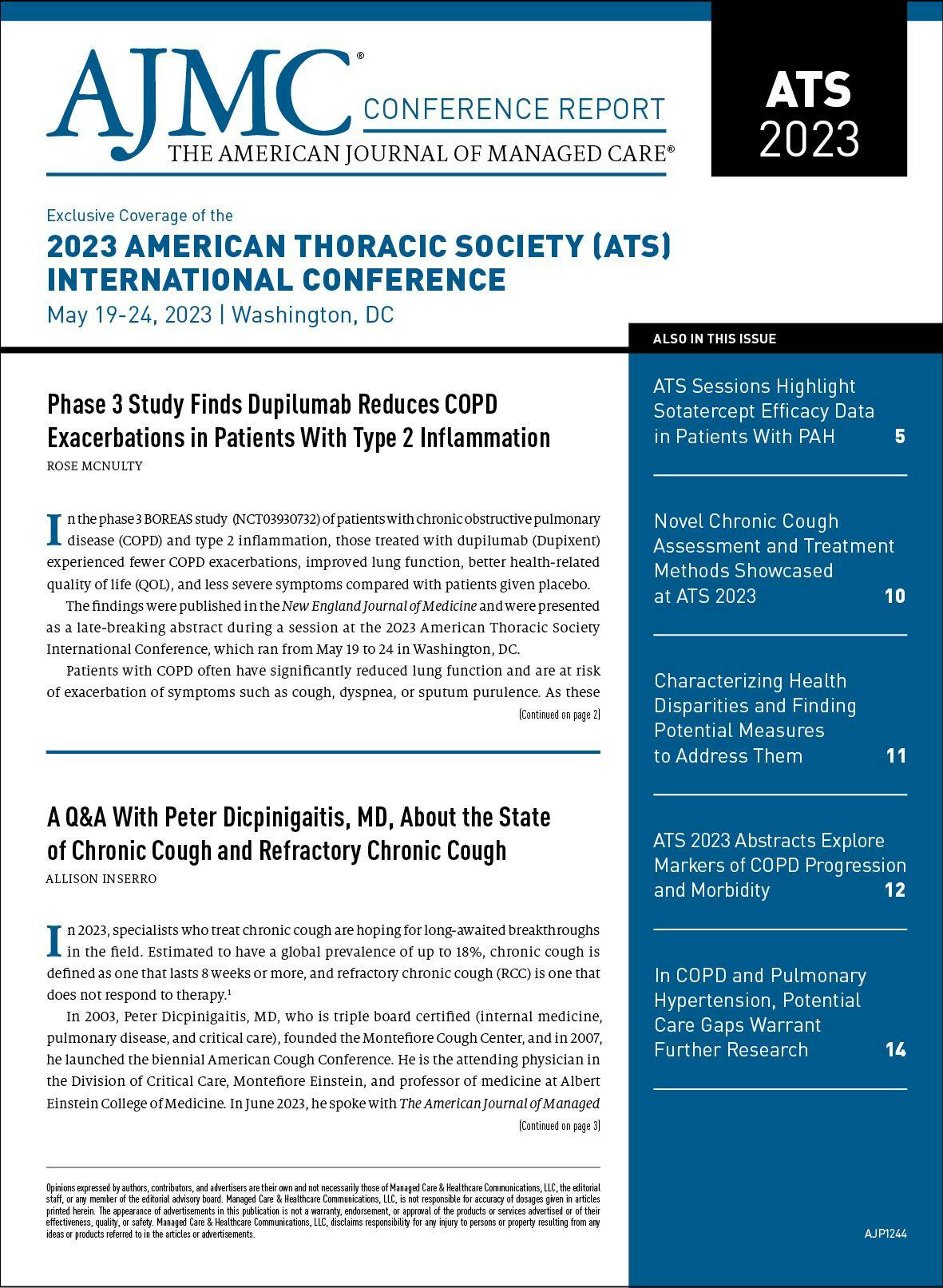 Exclusive Coverage of the 2023 American Thoracic Society (ATS) International Conference