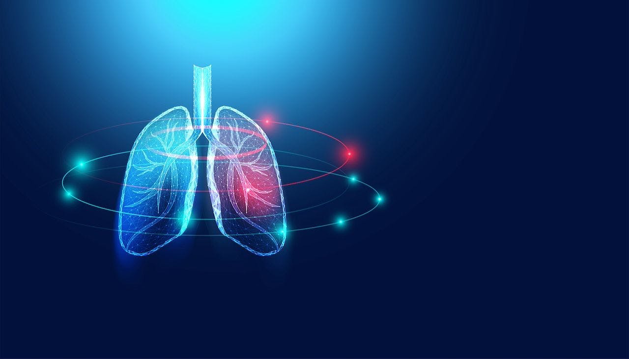Abstrat image of lung cancer | Image credit: Tex Vector - stock.adobe.com