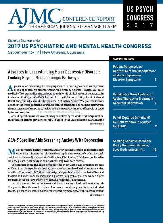 Exclusive Coverage of the 2017 US PSYCHIATRIC AND MENTAL HEALTH CONGRESS