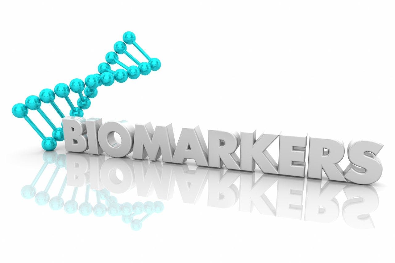 Biomarkers DNA Biology Evidence Word 3d Render Illustration | Image credit:  iQoncept - Adobe Stock