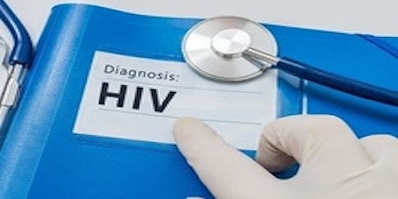 Image of HIV test results