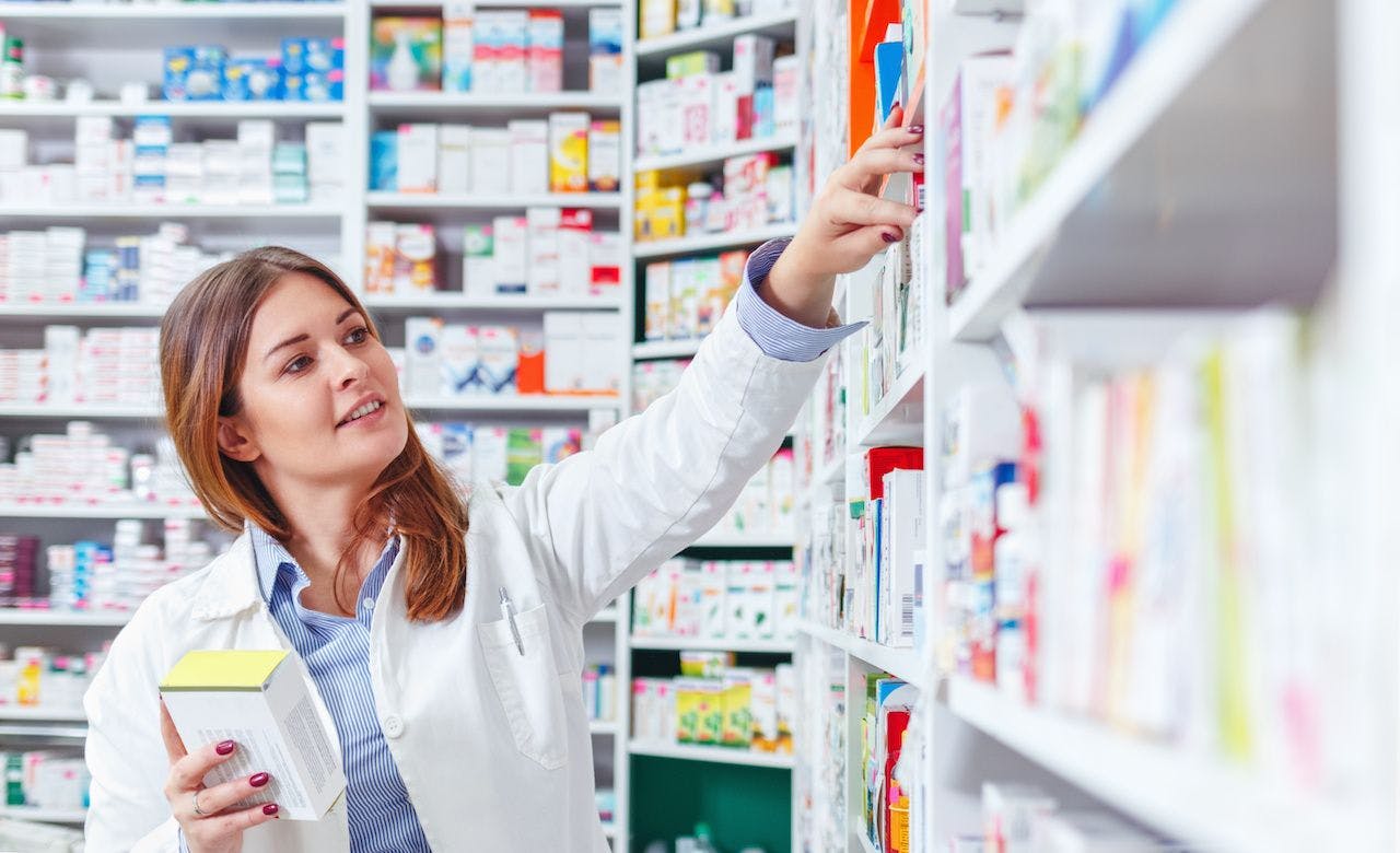Pharmacist getting medication | Image credit: Karanov images - stock.adobe.com