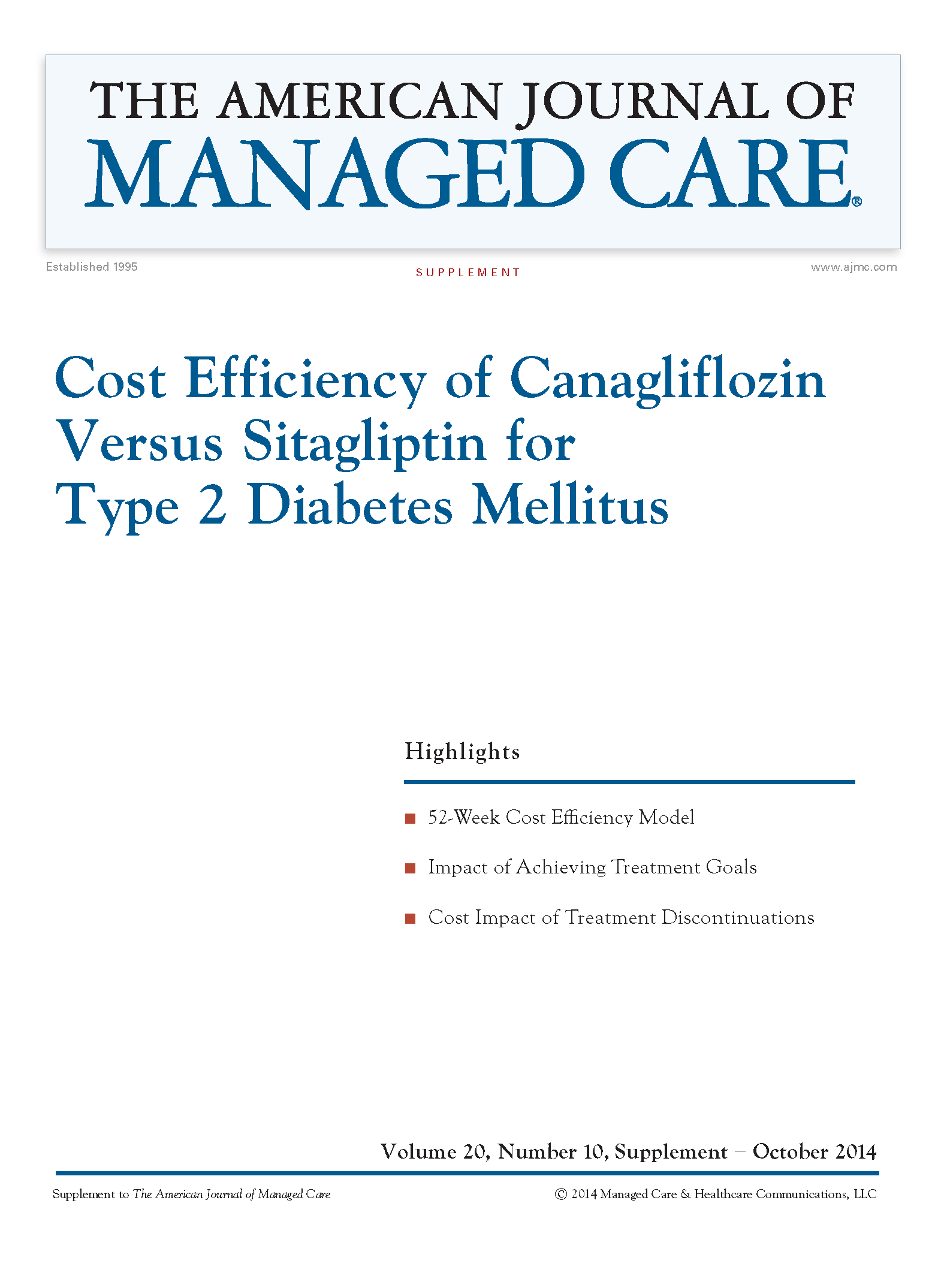 Cost Efficiency of Canagliflozin Versus Sitagliptin for Type 2 Diabetes Mellitus