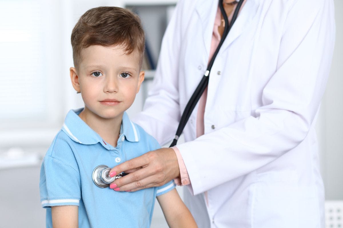 Child with a doctor