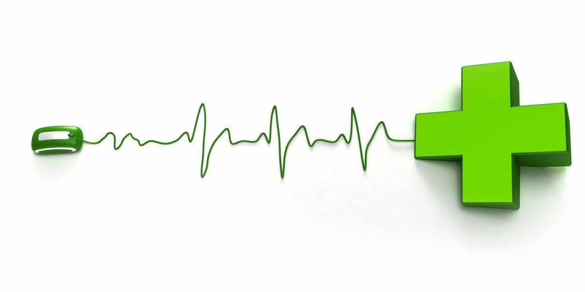 Graphical representation of a heart rhythm
