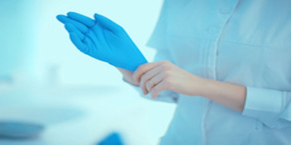 Image of a sterile glove