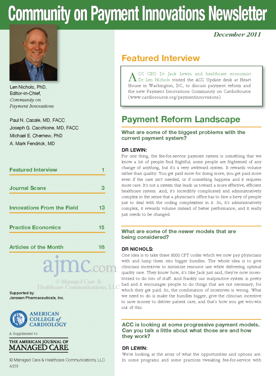 Community on Payment Innovations Newsletter - Dec 2011