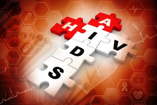 Image of puzzle spelling HIV AIDS