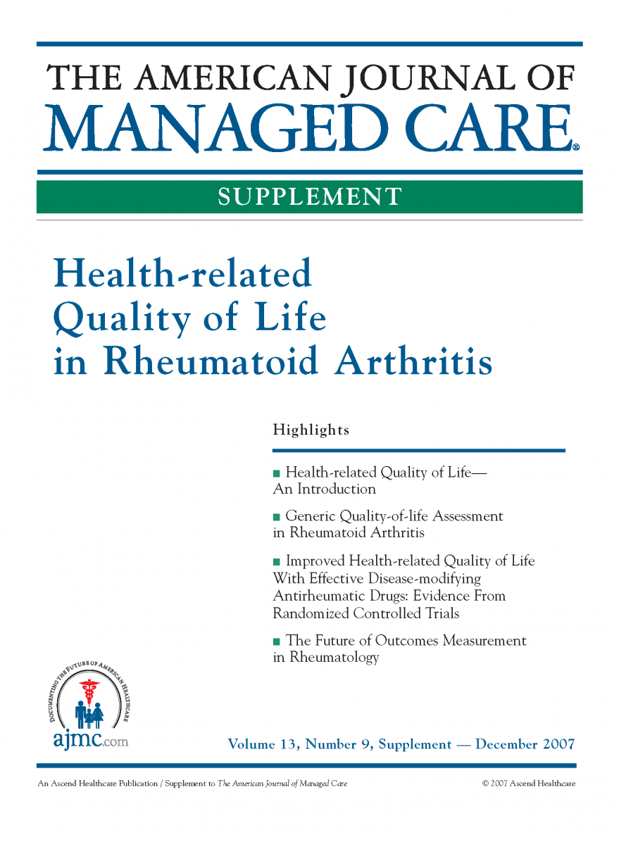 Health-related Quality of Life in Rheumatoid Arthritis