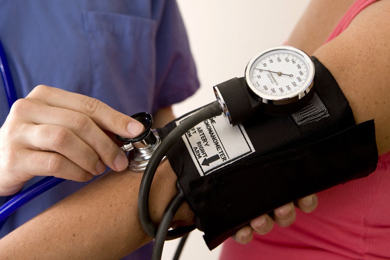 image of blood pressure monitor 