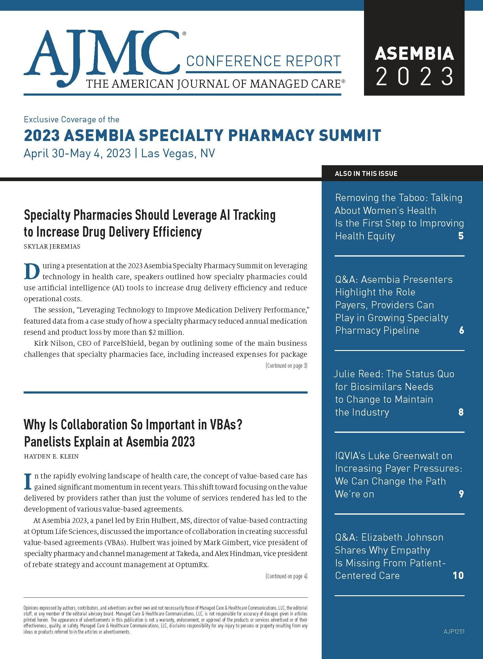 Exclusive Coverage of the 2023 Asembia Specialty Pharmacy Summit