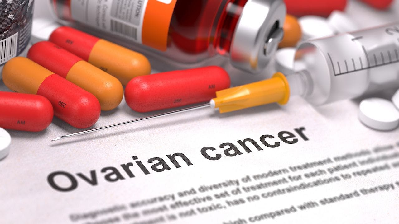 Ovarian cancer text with medications | tashatuvango - stock.adobe.com