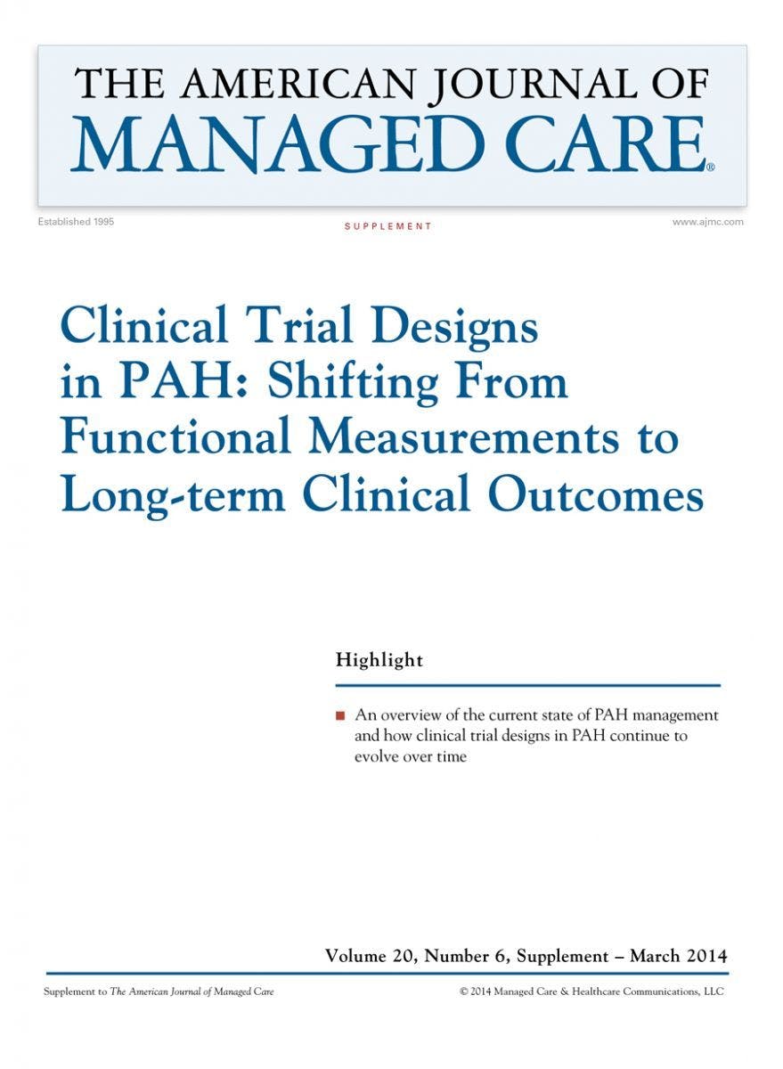 Clinical Trial Designs  in PAH: Shifting From  Functional Measurements  to Long-term Clinical  Outco