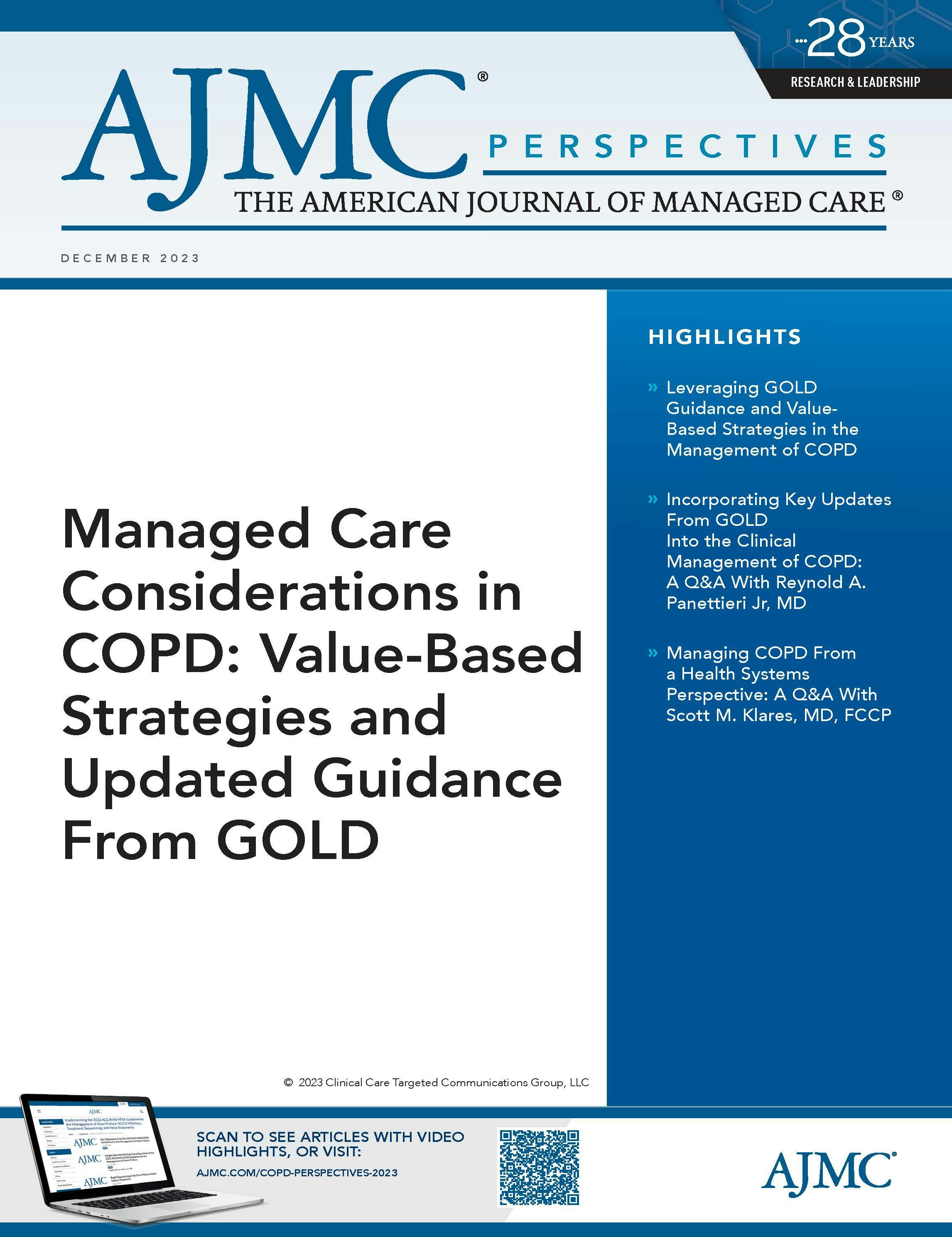 Managed Care Considerations in COPD: Value-Based Strategies and Updated Guidance From GOLD