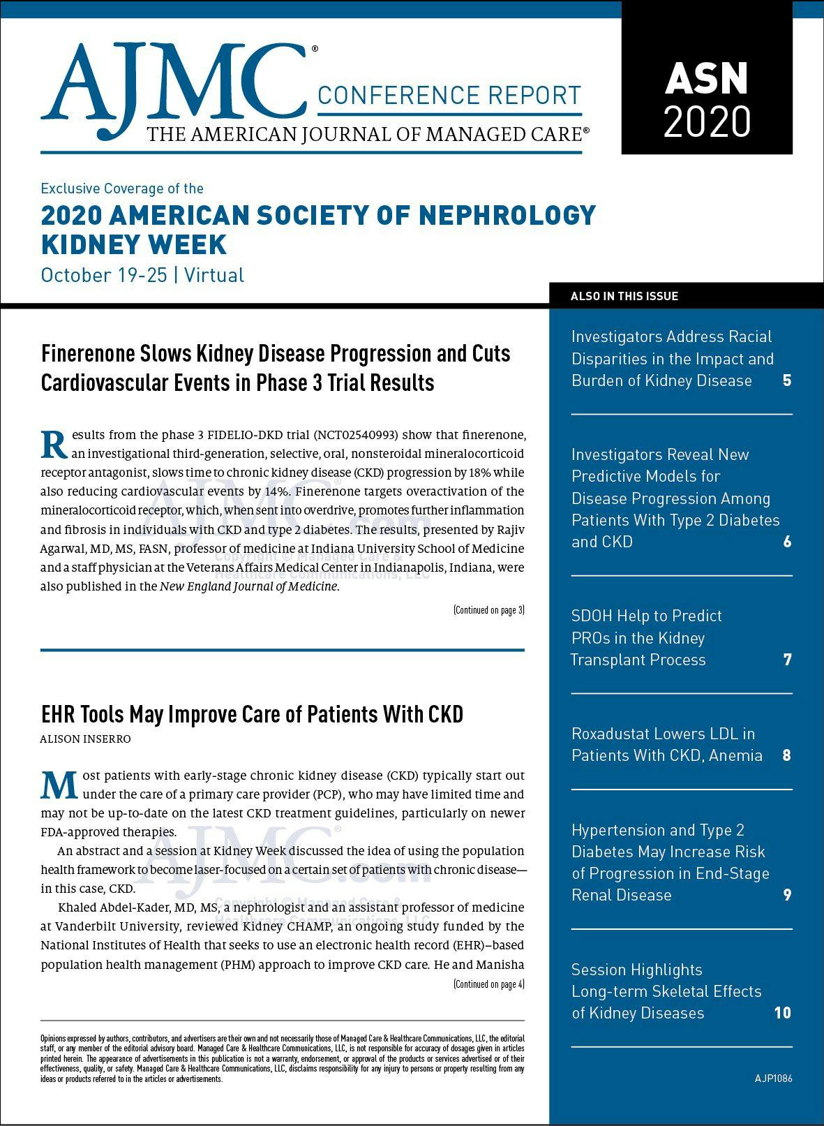 Exclusive Coverage of the 2020 American Society of Nephrology Kidney Week