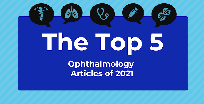 Top 5 ophthalmology articles graphic.