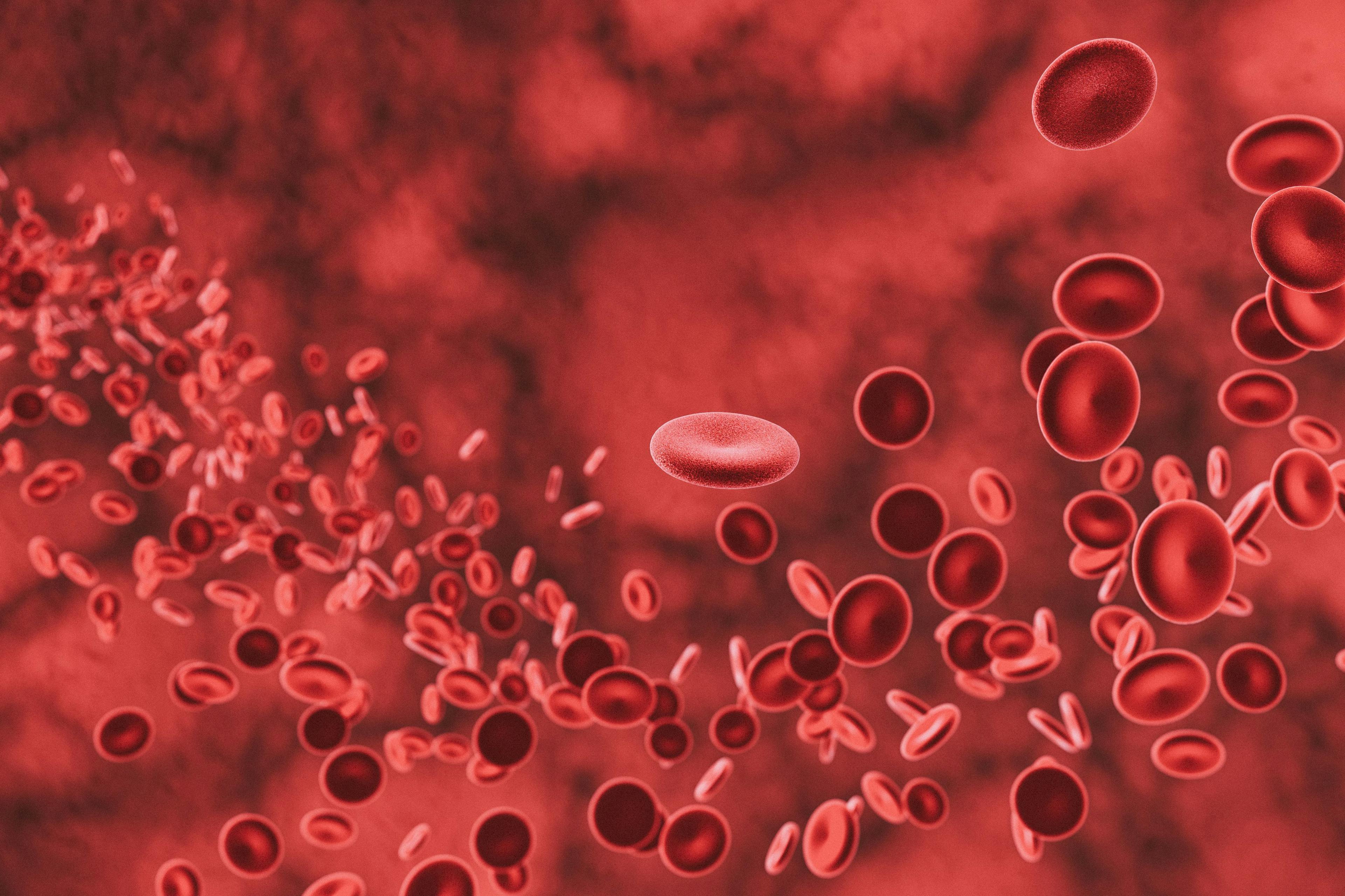 Graphic of red blood cells
