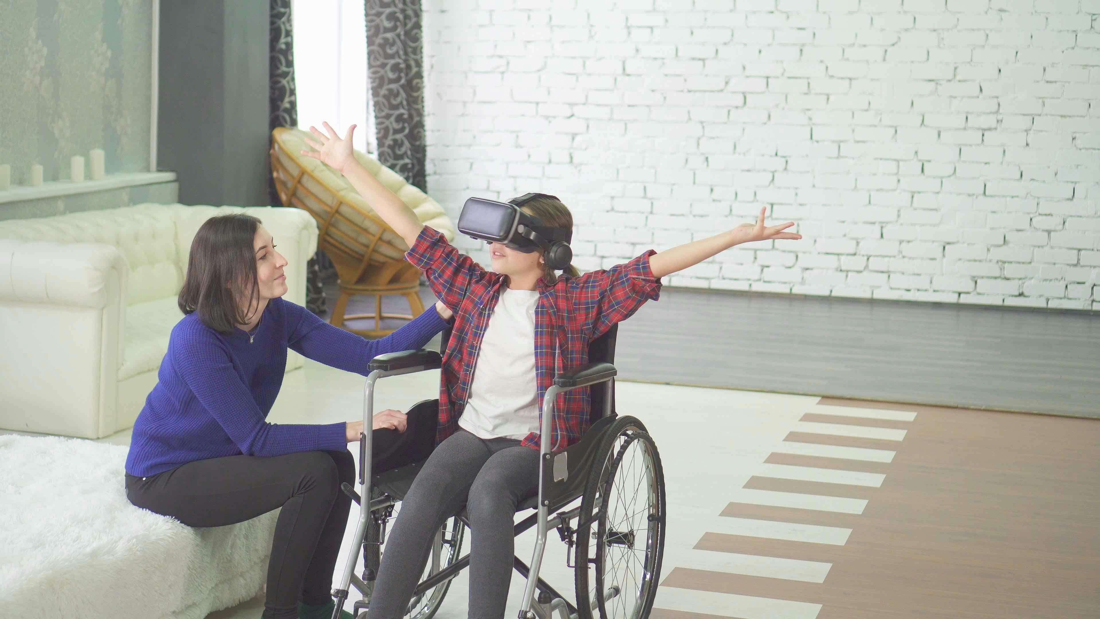 Using virtual reality device in wheelchair | Image credit: petrushin1984 - stock.adobe.com