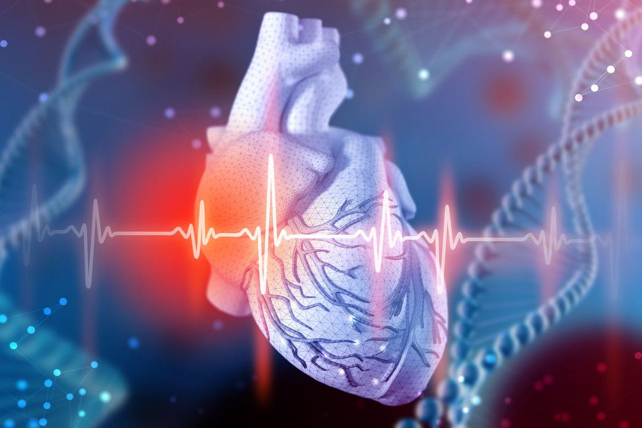 Enhanced heart graphic