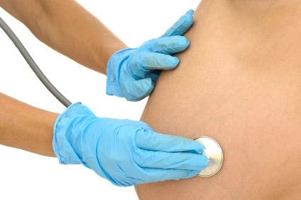 Doctor checking a pregnancy