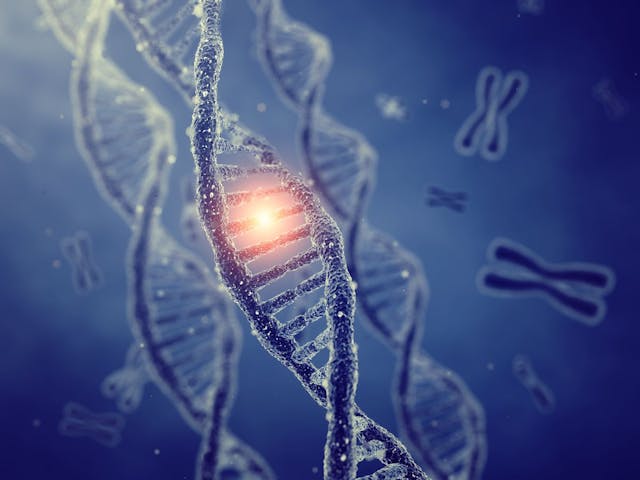 Image of genetic code