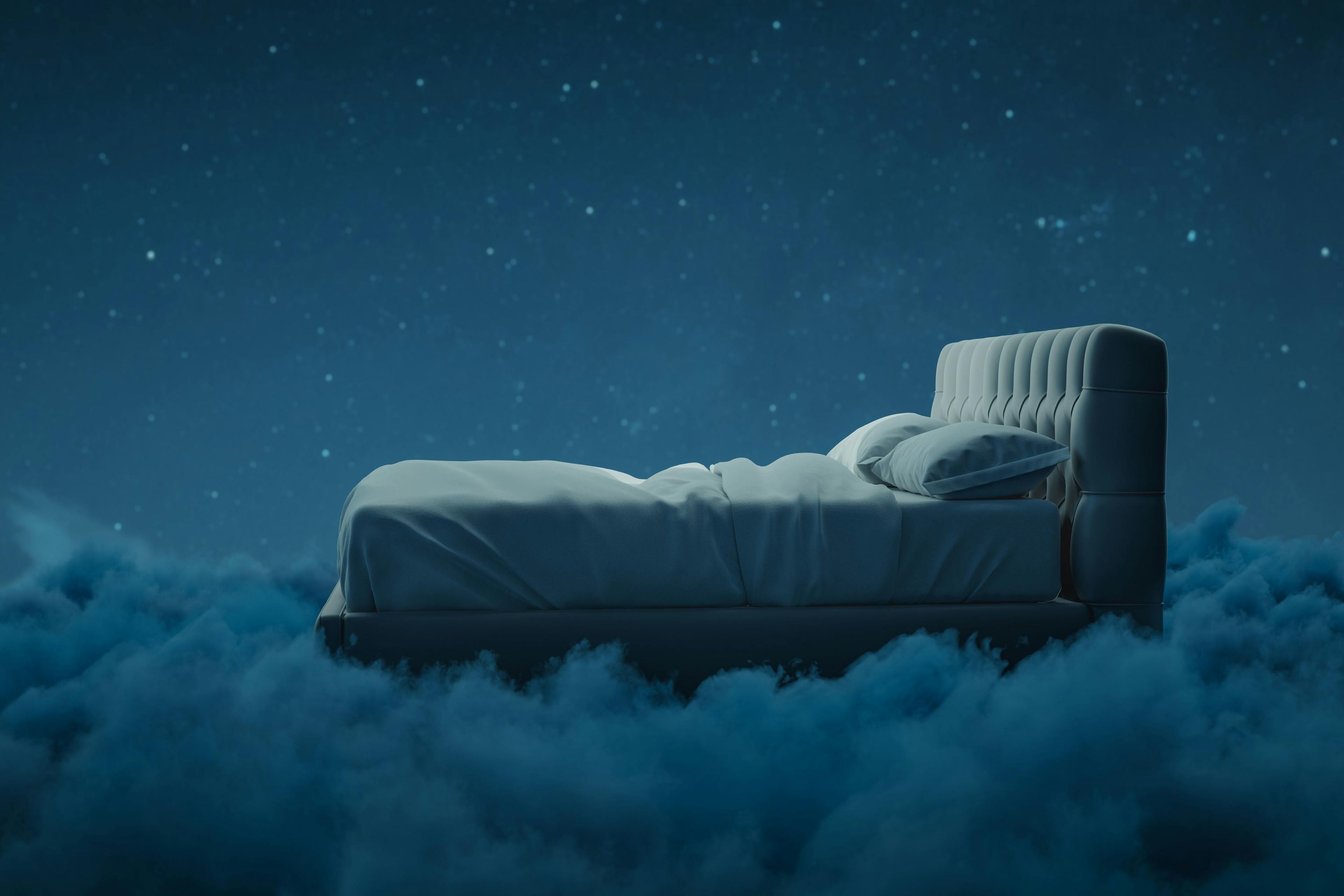 Bed Floating on Clouds | image credit: Brilliant Eye - stock.adobe.com