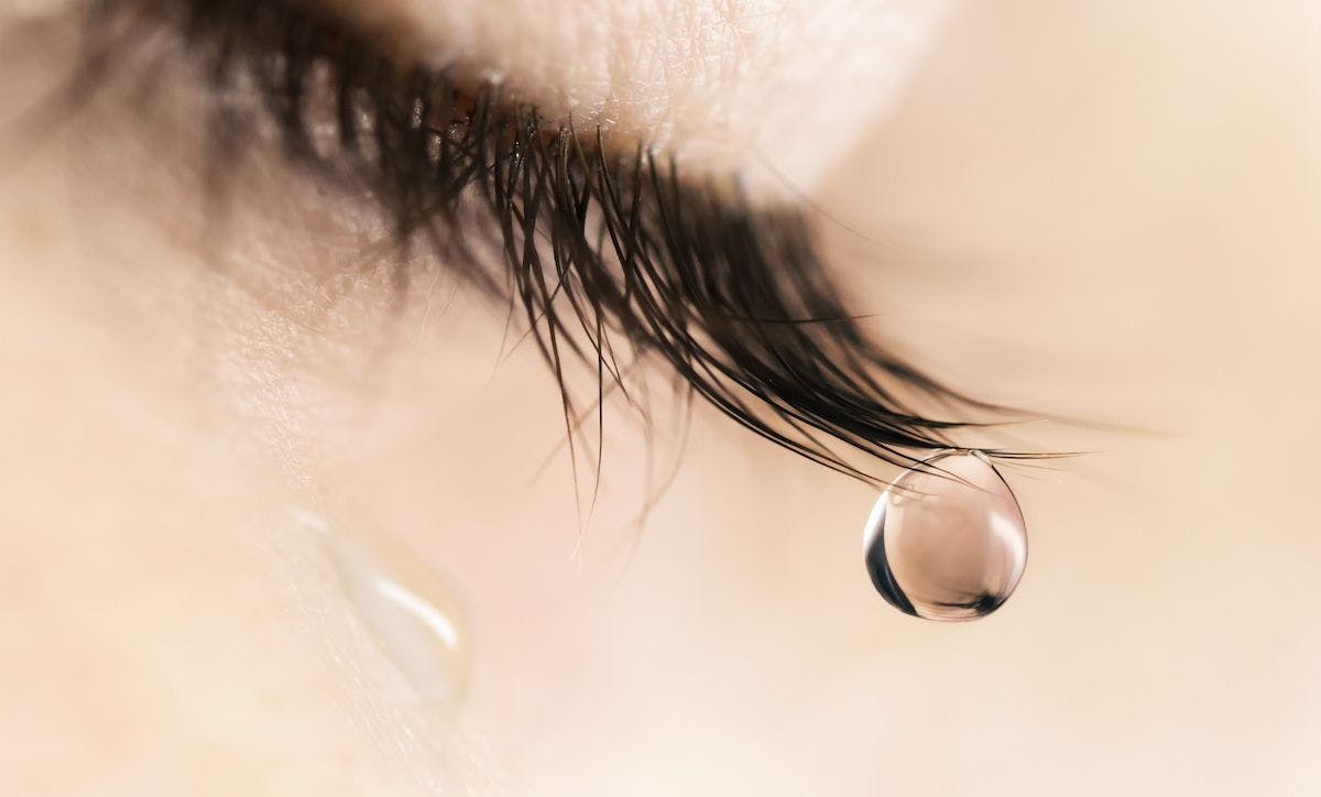 Close-up image of a tear | Image Credit: Laura Pashkevich-stock.adobe.com