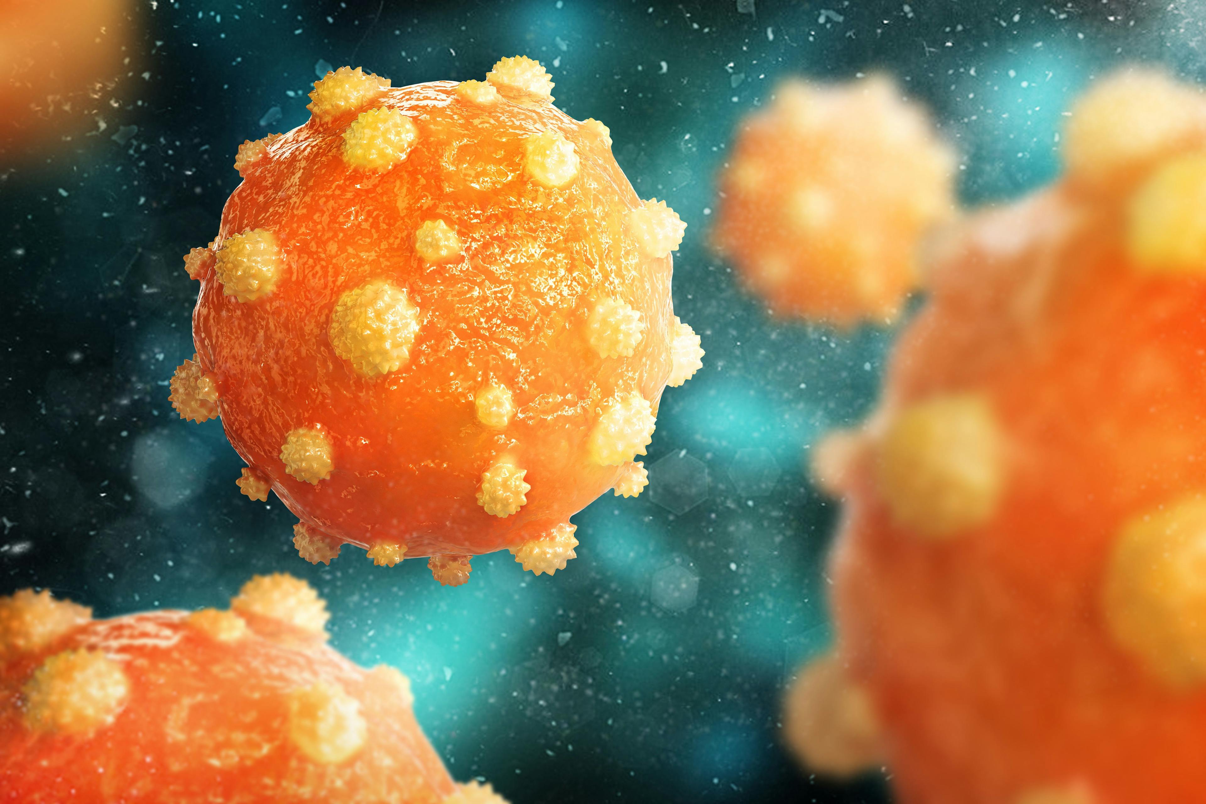 Hepatitis B virus on a white background. 3d illustration By sveta - stock.adobe.com