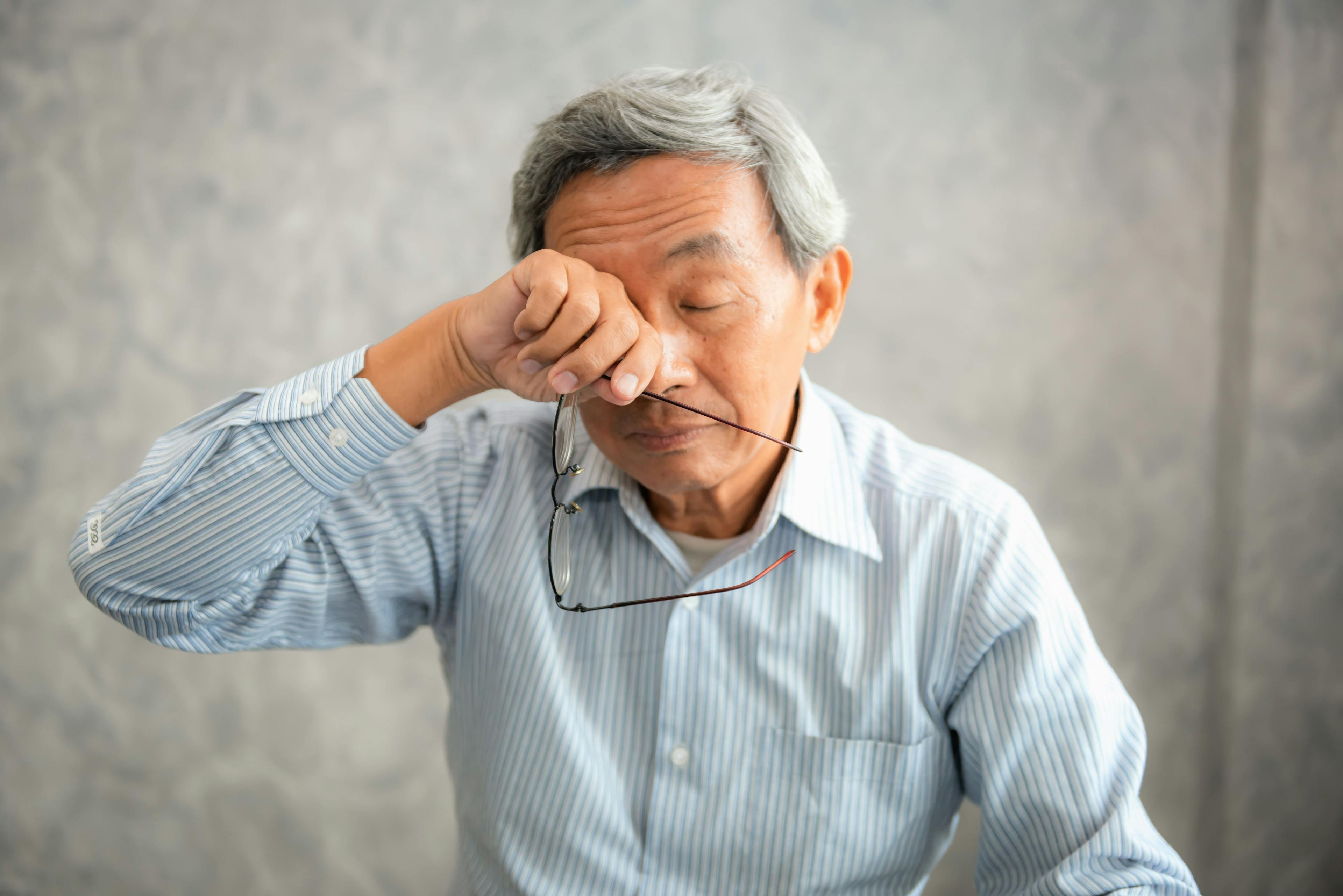 Older man rubbing eyes | Image credit: Maha Heang 245789 - stock.adobe.com
