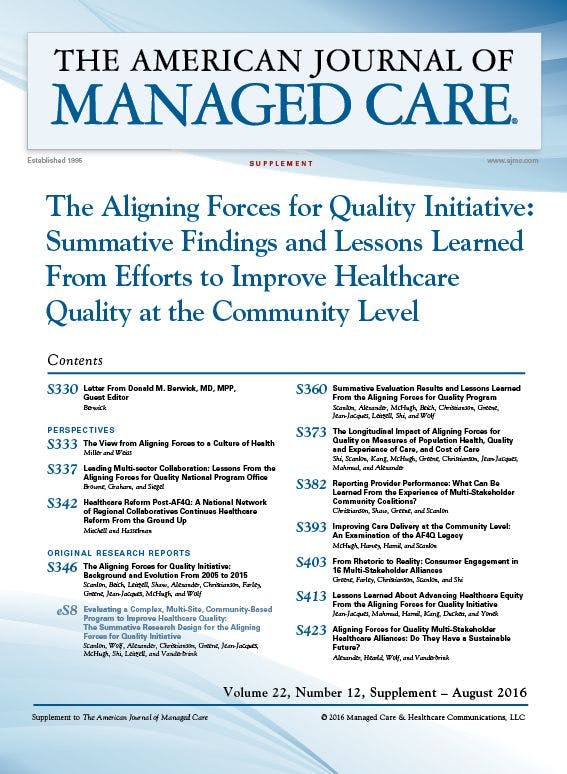 The Aligning Forces for Quality Initiative: Summative Findings and Lessons Learned From Efforts to Improve Healthcare Quality at the Community Level