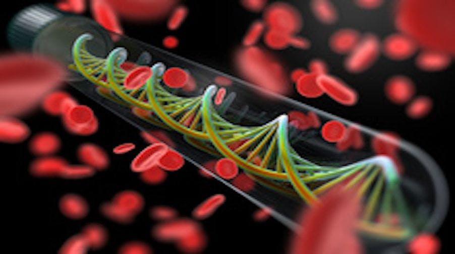 Image of blood and DNA