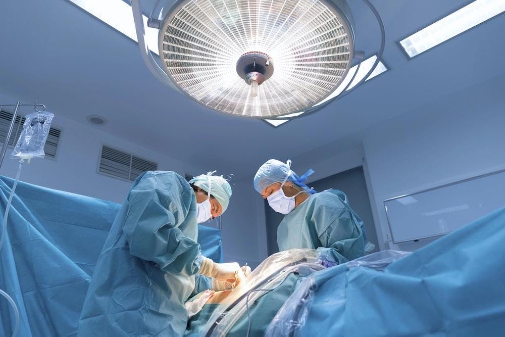 Image of breast surgery