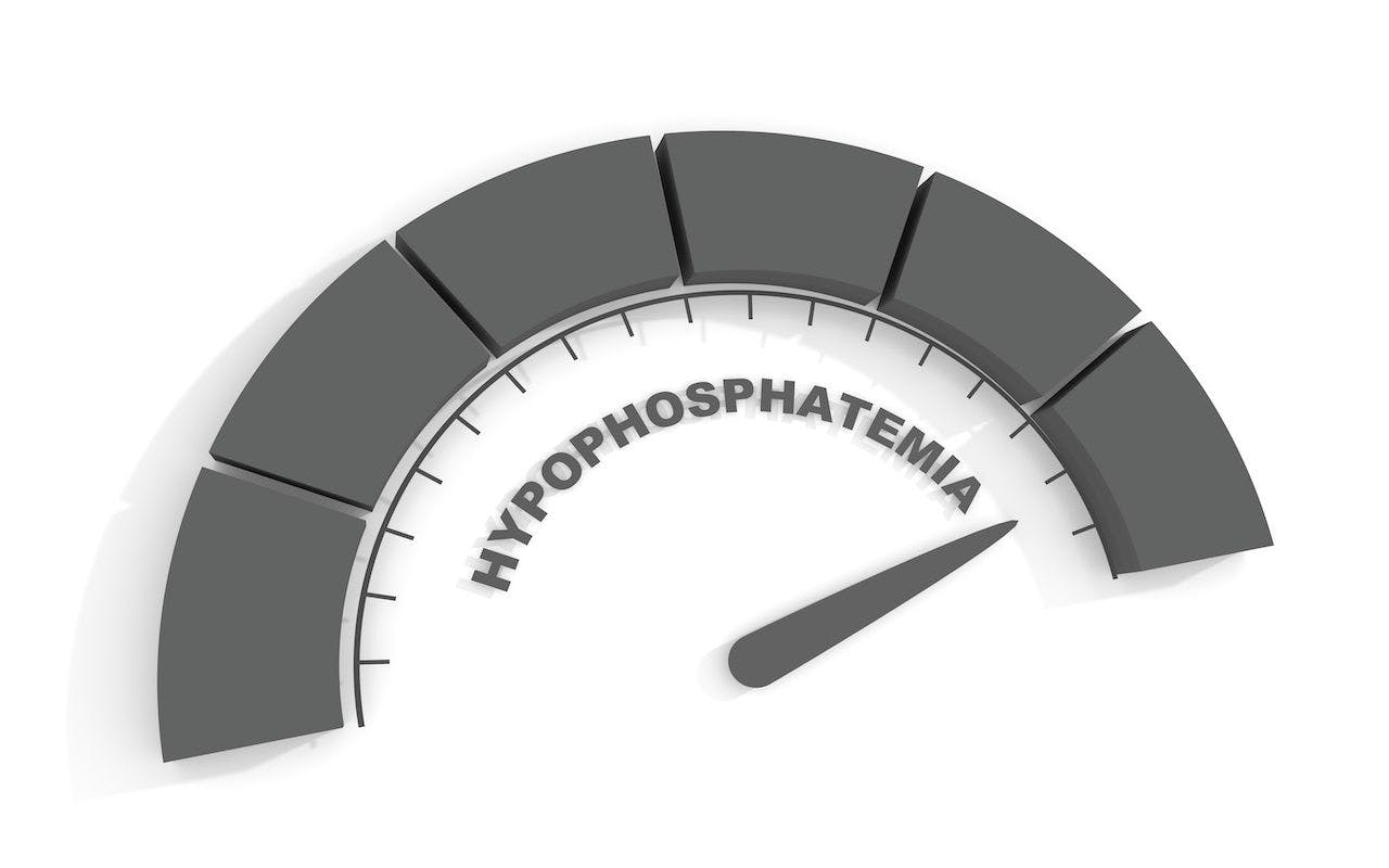 Hypophosphatemia measuring. Hypophosphatemia is a low phosphorus level in the blood. 3D render: © JEGAS RA - stock.adobe.com