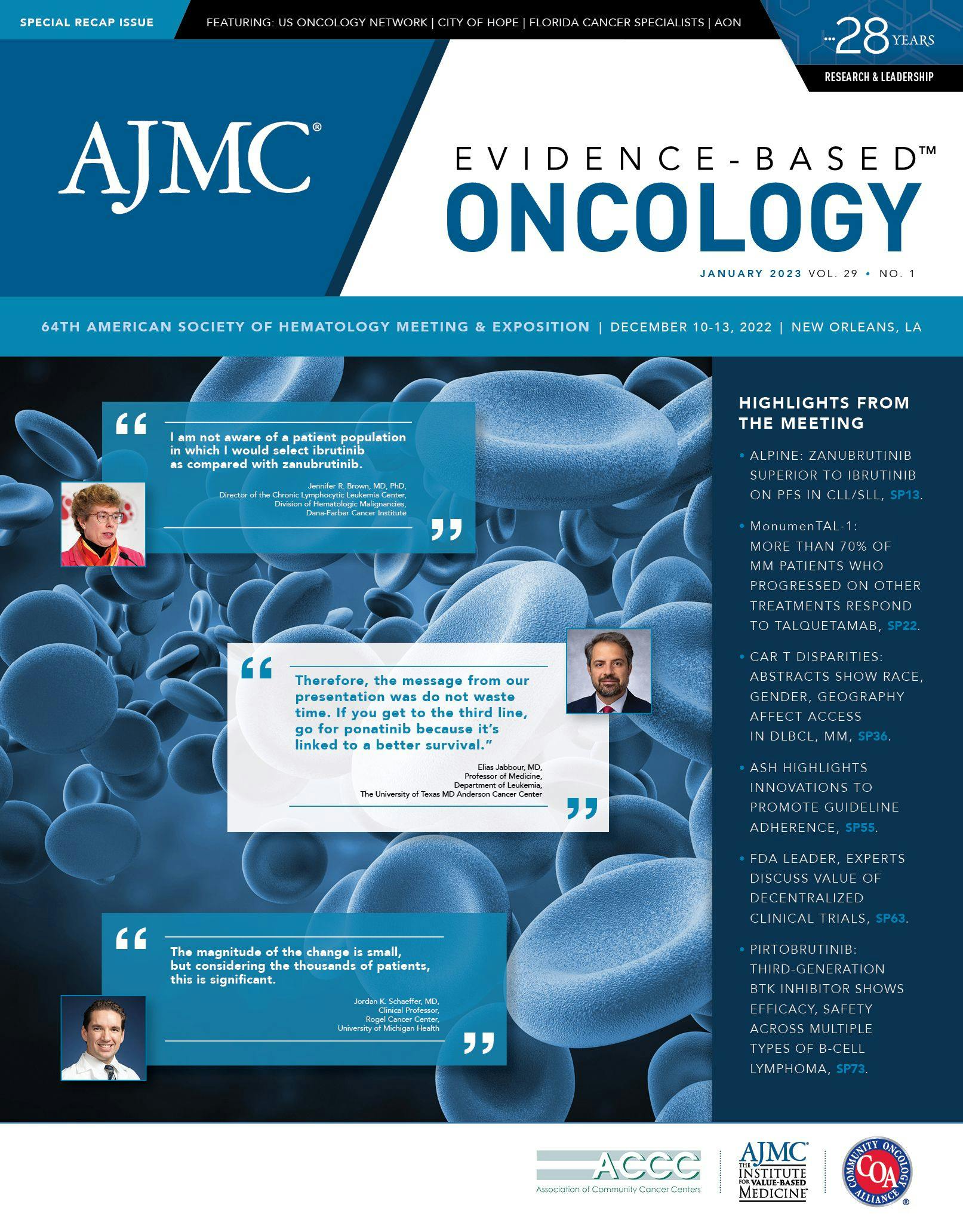 Cover of Evidence-Based Oncology January 2023 Issue
