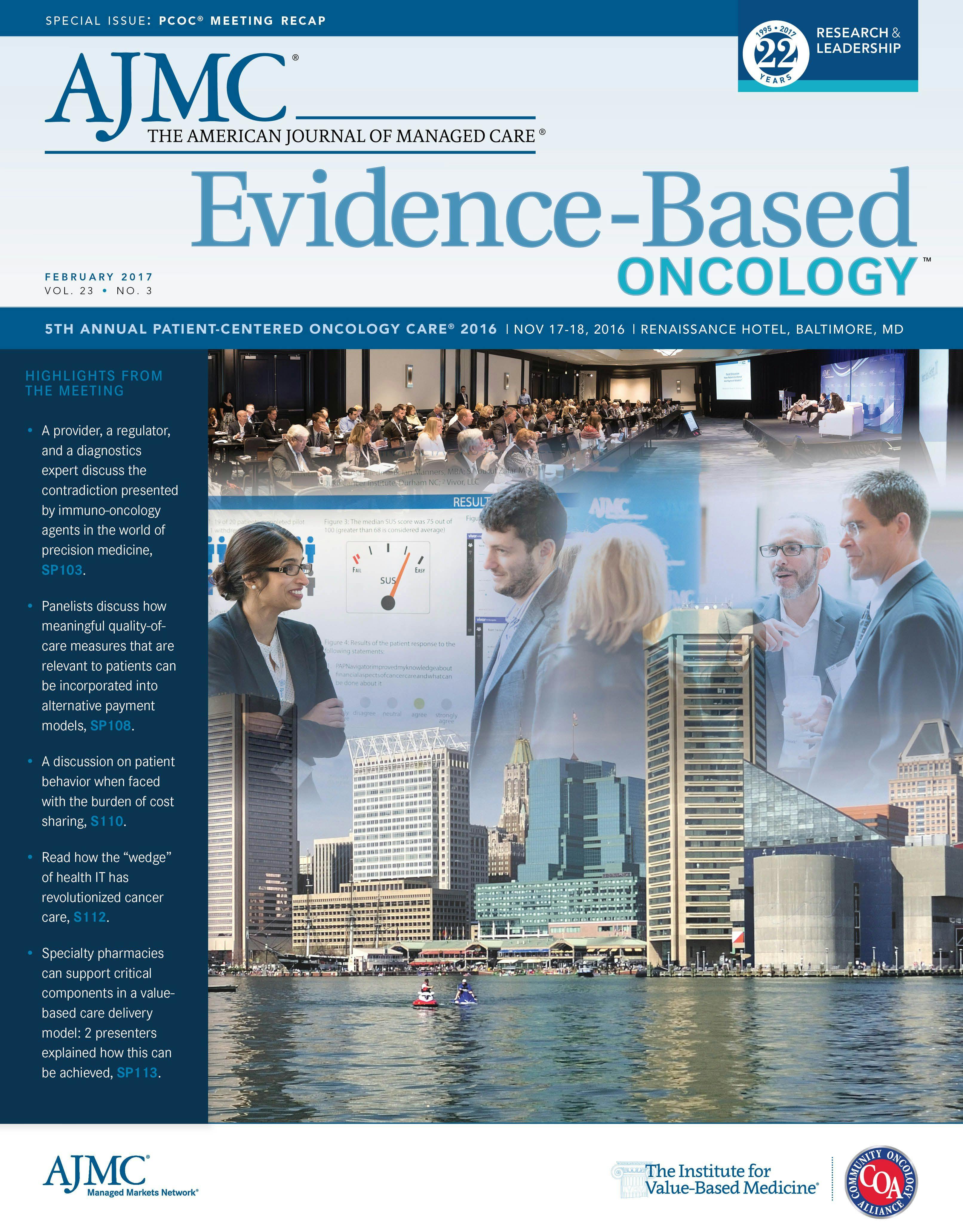 Patient-Centered Oncology Care 2016