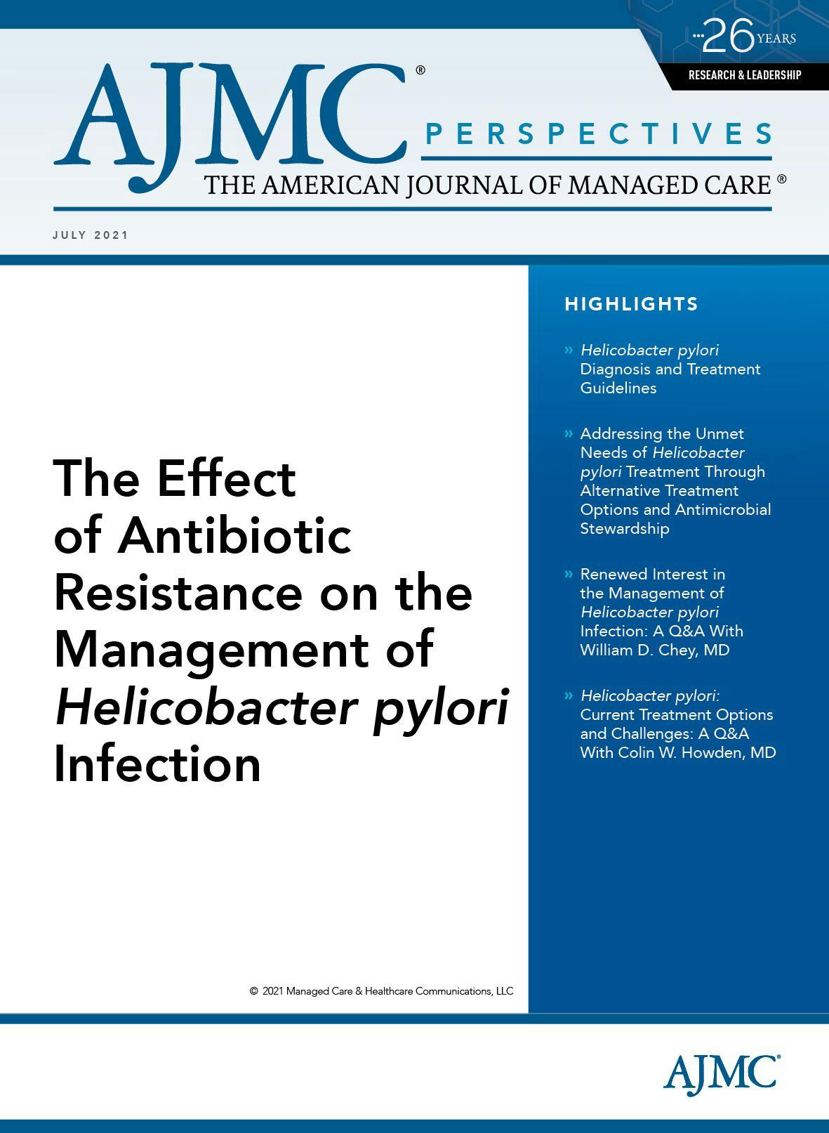 The Effect of Antibiotic Resistance on the Management of Helicobacter pylori Infection